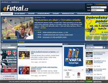 Tablet Screenshot of efutsal.cz